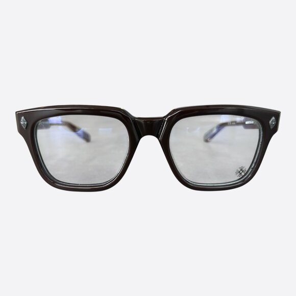 Chrome Hearts Brown & Silver Ambidixtrous Glasses